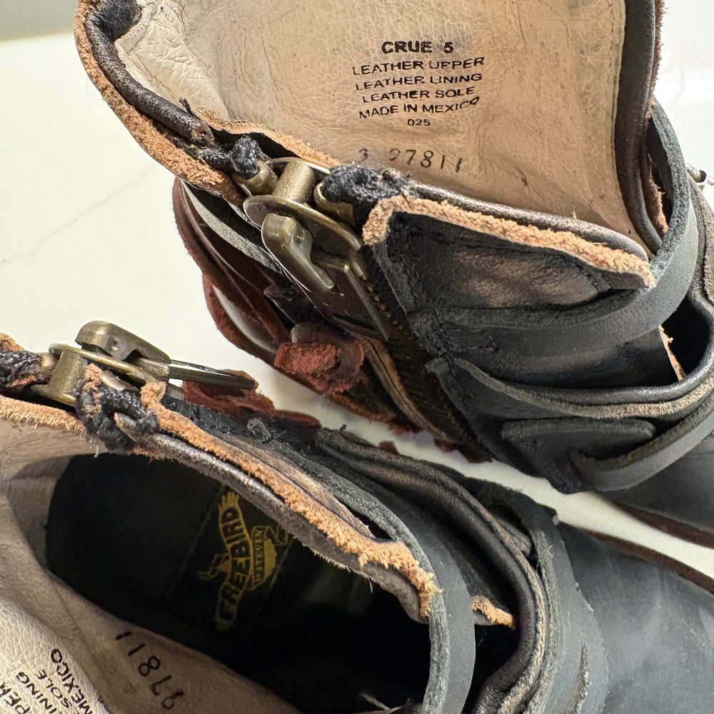 Freebird Crue Ankle Boots - Size 5 - Picture 6 of 7